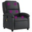 Massage Recliner Chair Black Real Leather Txbpkxa Carousel 11