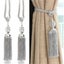 curtain Tiebacks, Crystal Beads Tassels Curtain Tiebacks,a Pair Carousel 2