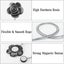 curtain Tiebacks With Magnetic Button 2 Pcs , Decorative Flower Shaped Magnetic Carousel 2