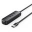20984 Usb 2.0 To 3 X Usb2.0 With Rj45 (100Mbps) Ethernet Adapter (Black) USB Ca Carousel 1