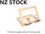 1pc Student Reading Rack Wooden Reading Holder Desktop Book Stand wood Color Carousel 1