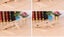 1pc Student Reading Rack Wooden Reading Holder Desktop Book Stand wood Color Carousel 4