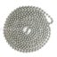 2metre metal nickel endless roller blind chain hanging length 200cm silver Carousel 3
