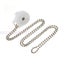 2metre metal nickel endless roller blind chain hanging length 200cm silver Carousel 7