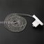2metre metal nickel endless roller blind chain hanging length 200cm silver Carousel 8