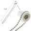 2metre metal nickel endless roller blind chain hanging length 200cm silver Carousel 9