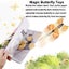 1-30PCS Random Color Magic Flying Butterfly Wind Up Toy Bookmark Carousel 5