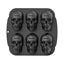 Halloween Decorations Halloween 6-piece Cake Mould Silicone Skull Baking Cake Carousel 2
