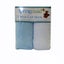 2 Piece Of Baby Cot Cotton Fitted Sheet Blue & White Cot & Crib Mattresses Carousel 1