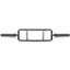 Olympic Tricep Bar With Spring Collar Barbells & Attachments Cortex Carousel 2