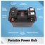 Horusdy 12V 100Ah Deep Cycle Battery Box Portable Power Storage Marine Solar Usb Carousel 4