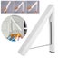 2X Retractable Folding Wall Mount Clothes Hanger Laundry Drying Rack Organizer Carousel 1