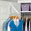 2X Retractable Folding Wall Mount Clothes Hanger Laundry Drying Rack Organizer Carousel 4