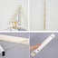 2X Retractable Folding Wall Mount Clothes Hanger Laundry Drying Rack Organizer Carousel 8
