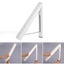2X Retractable Folding Wall Mount Clothes Hanger Laundry Drying Rack Organizer Carousel 9