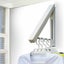 2X Retractable Folding Wall Mount Clothes Hanger Laundry Drying Rack Organizer Carousel 10