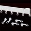 50x Curtain Track Gliders Extendable Universal Slider Runners Rail Hooks Carousel 2