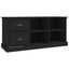 Tv Cabinet Black 102x35.5x47.5 Cm Engineered Wood Noloii Carousel 11