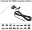 car Digital Radio Antenna Dab/dab+ Fm Aerial Smb Adapter With 3m Cable Window Carousel 3