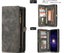 Moto M case Retro leather multi cards cash pocket & zip Carousel 4