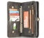 Moto M case Retro leather multi cards cash pocket & zip Carousel 5
