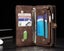 Xiaomi Mi 6 case Retro leather multi cards cash pocket & zip Carousel 4