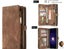 Xiaomi Mi 6 case Retro leather multi cards cash pocket & zip Carousel 5