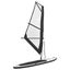 Inflatable Stand Up Paddleboard with Sail Set Black and White Kxitl Carousel 12