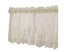 Floral Lace Valance Curtain Embroidery Semi Sheer Short Window Curtain Carousel 1