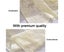 Floral Lace Valance Curtain Embroidery Semi Sheer Short Window Curtain Carousel 3