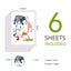 Nordic Animal Forest Wall Stickers with Cartoon Illustrations for Bedroom and... Carousel 5
