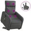 Stand Up Massage Recliner Chair Dark Grey Fabric Txblnib Carousel 11