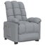 Massage Chair Light Grey Fabric Taxitt Carousel 11
