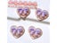 10 Pcs New Cute Butterfly Junction Heart-Shaped Resin Flat Back Fit Phone Deco Carousel 6
