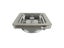 114x114mm Square Garbage Disposer Drain Basket Stainless Steel Kitchen Sink Carousel 2