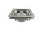 114x114mm Square Garbage Disposer Drain Basket Stainless Steel Kitchen Sink Carousel 6