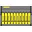 10 Slots Battery Charger For 3.7V Rechargeable 18650 Lithium Li-ion Battery Carousel 5
