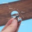 Shape Design Transparent Crystal Glass Knobs Cupboard DrawerWardrobe Handles Carousel 3