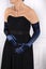 Dents Womens Long Opera Satin Gloves - Navy Carousel 4