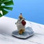 Funny Rooster Figurine Creative Resin Animal Sculpture For Yard Lawn Carousel 4