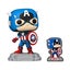 Funko Marvel - Comic Captain America 60th Pop! with Pin Carousel 1