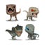 Jurassic World 3 - Glow Pop!, 4 Pack by - Carousel 1