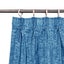 Pair Of Acrylic Coated Damask Blue Tape Edge Curtains Curtains & Drapes Carousel 1