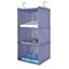 Wardrobe Organizer With 3 Compartments Fabric Hanging Wardrobe With Iron Frame Carousel 4