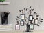 Family Tree Picture Frame Stand with 6 Hanging Picture Frames in Black Carousel 3