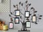Family Tree Picture Frame Stand with 6 Hanging Picture Frames in Black Carousel 4