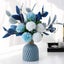 Artificial Flowers With Vase Faux Hydrangea Flower Arrangements For Home Garde Carousel 1