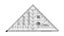 Creative Grids Half-Square 4-in-1 Triangle Quilt Ruler Carousel 1