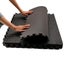 6 Pack EVA Foam Gym Interlocking Floor Puzzle Mats - Black Carousel 3
