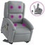 Stand Up Massage Recliner Chair Light Grey Fabric Txbpatx Carousel 11